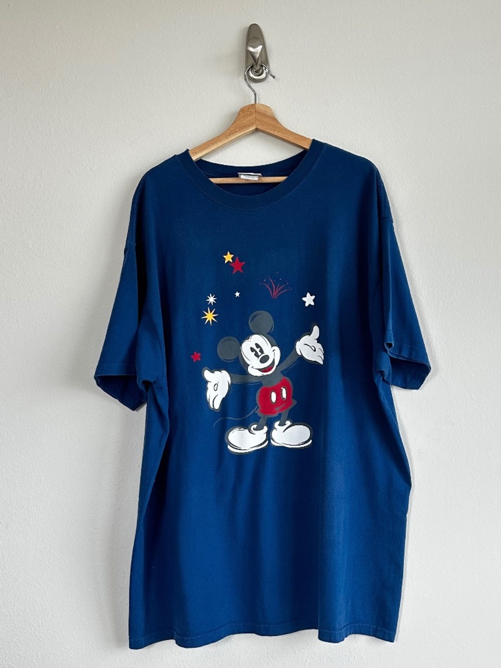 2000's Mickey Mouse Celebration Navy Blue Tee Size XX-Large